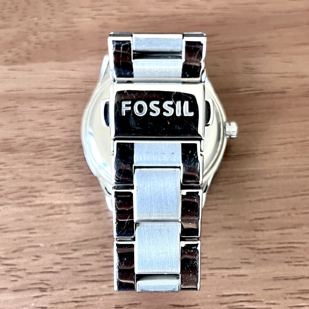 Authentic Fossil Silver Watch - image 3